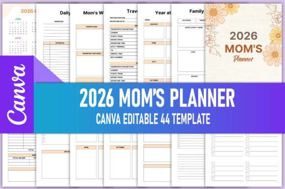 2026 Mom’s Planner: A Comprehensive Guide for Busy Mothers
