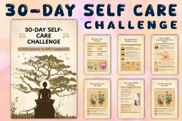 30-Day Self Care Challenge Canva KDP: A Practical Resource for Mindful Growth