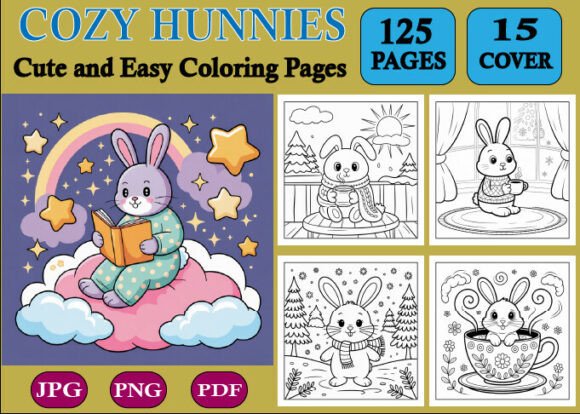 Cozy Hunnies Cute Easy Coloring Pages: A Guide to Choosing the Right Collection