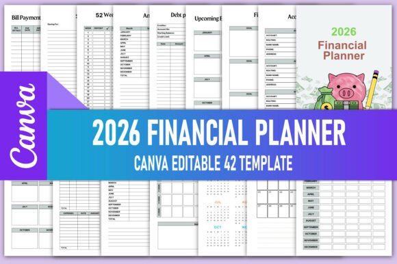 Editable 2026 Financial Planner Canva: A Practical Tool for Budgeting and Financial Management