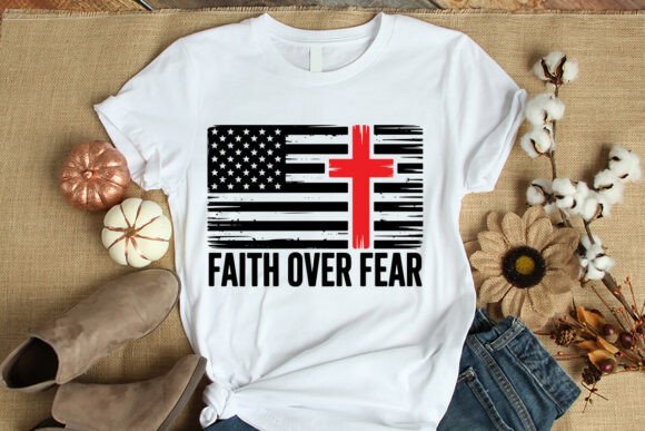 Expressing Faith and Patriotism with the Faith Over Fear USA Flag Design