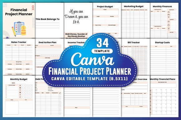 Financial Project Planner Canva KDP: A Comprehensive Guide to Budgeting and Financial Management