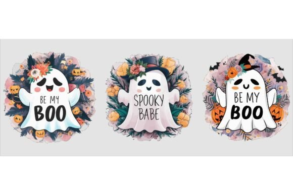 Free Vector Art of Cute Halloween Ghost: A Creative Resource for Educators and Designers