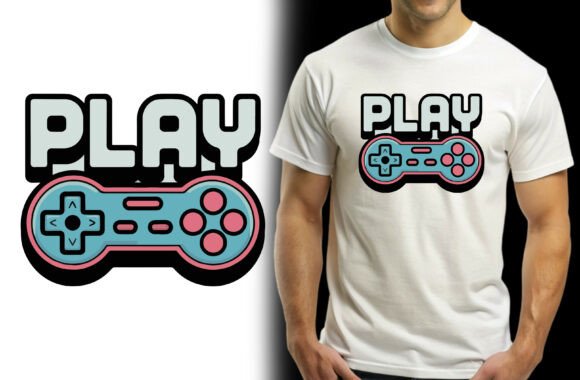 Play Gaming T-Shirt Design
