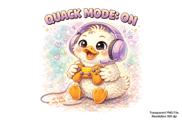 Quack Mode on Duck PNG: Add Cozy Charm and Playful Humor to Your Crafts