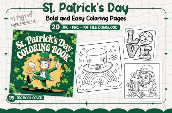 St. Patrickβs Day Coloring Pages: A Creative Escape for Adults