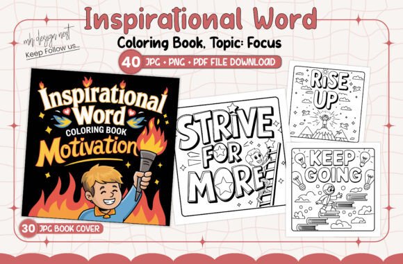 Unleash Creativity with the Inspirational Word Coloring Book